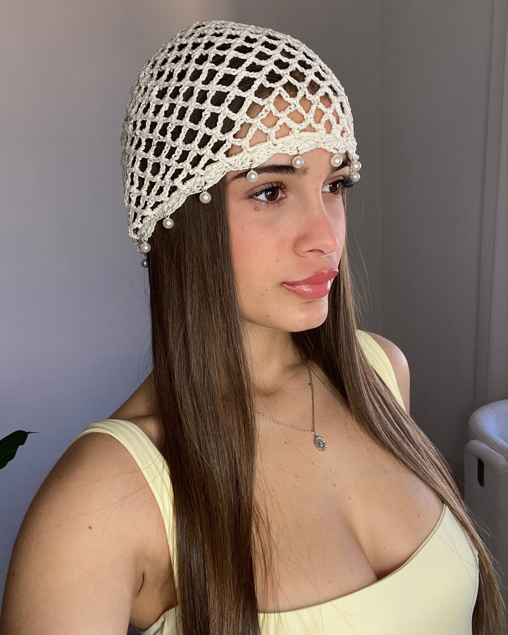 Cuffia crochet