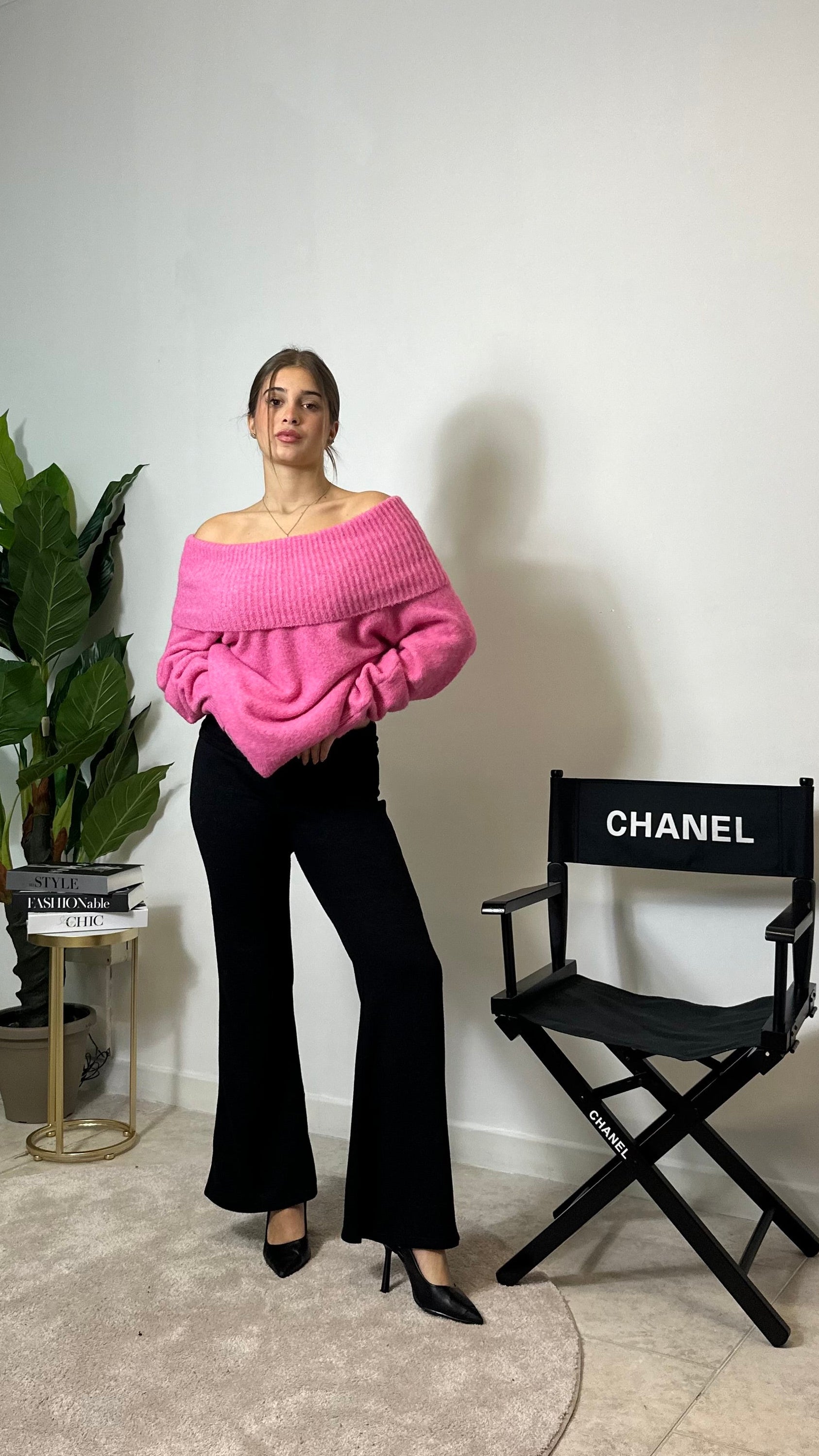 Pantaloni Lana con fascione