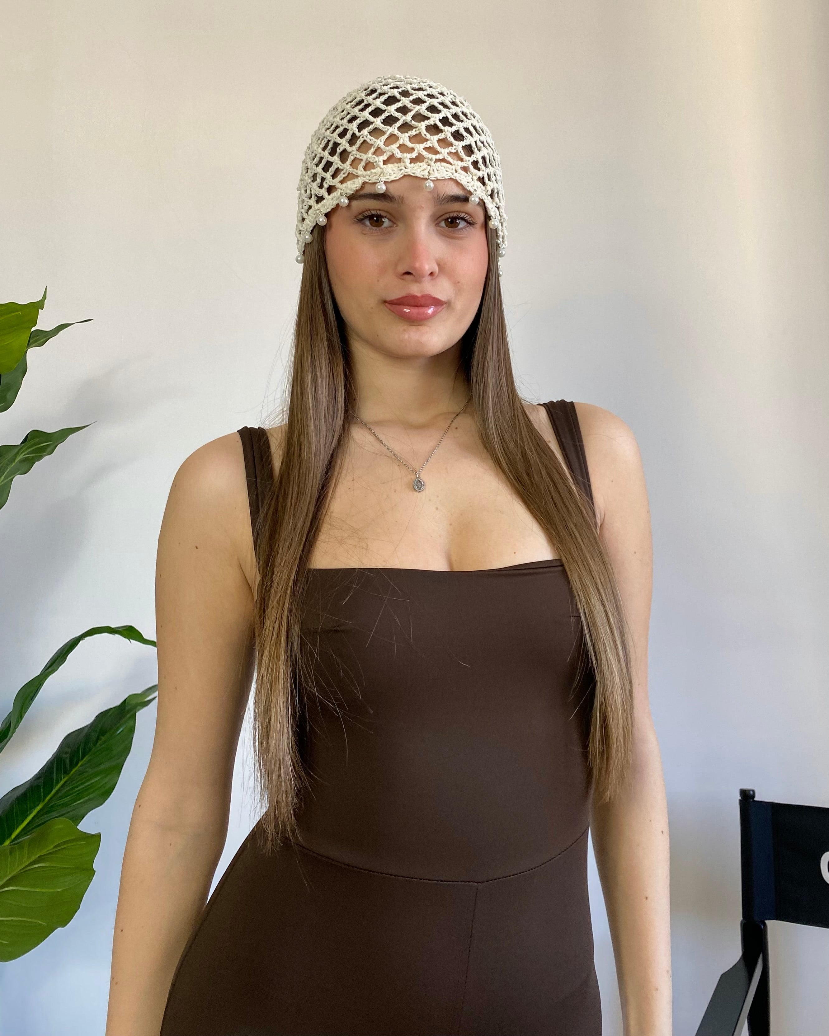 Cuffia crochet