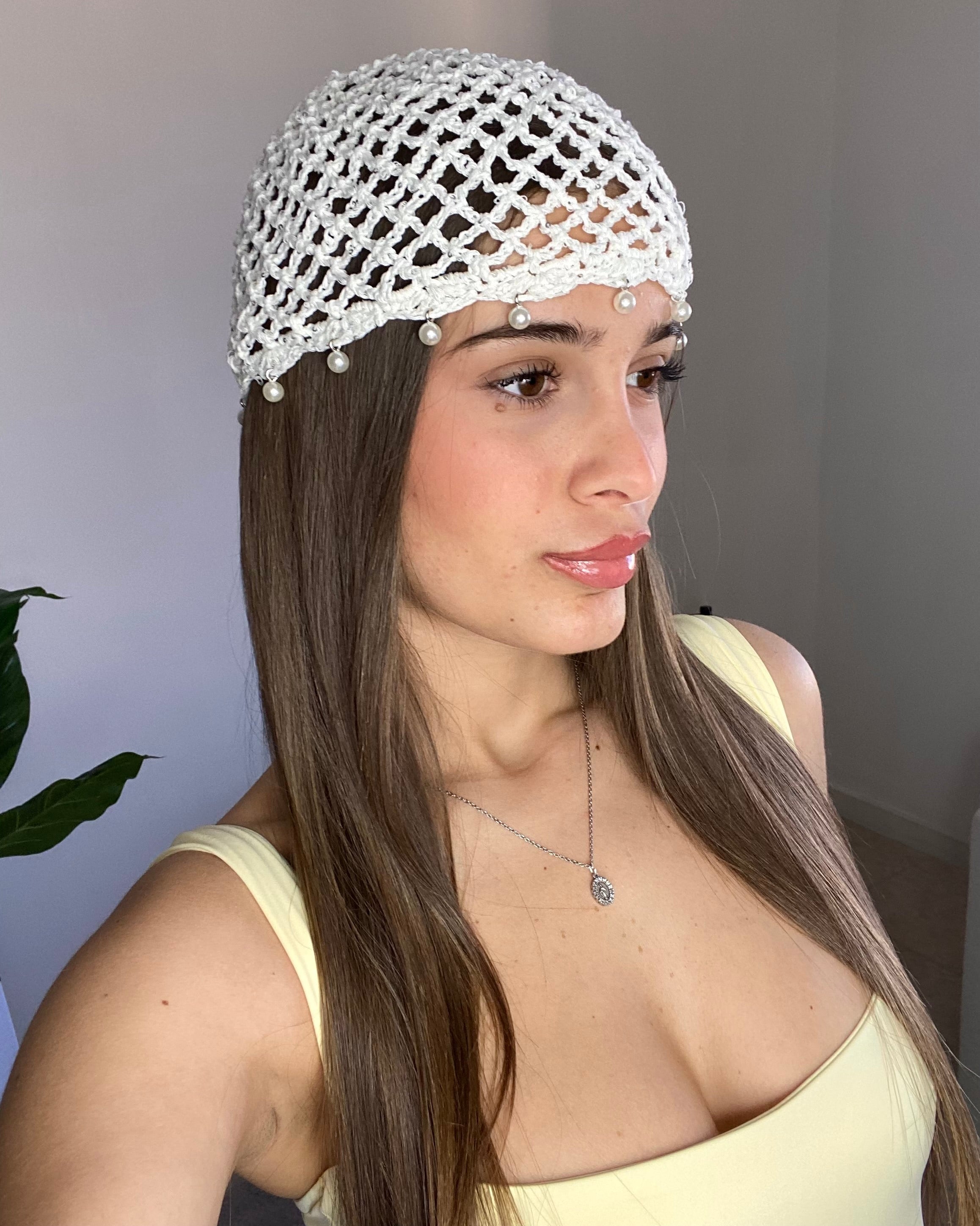 Cuffia crochet