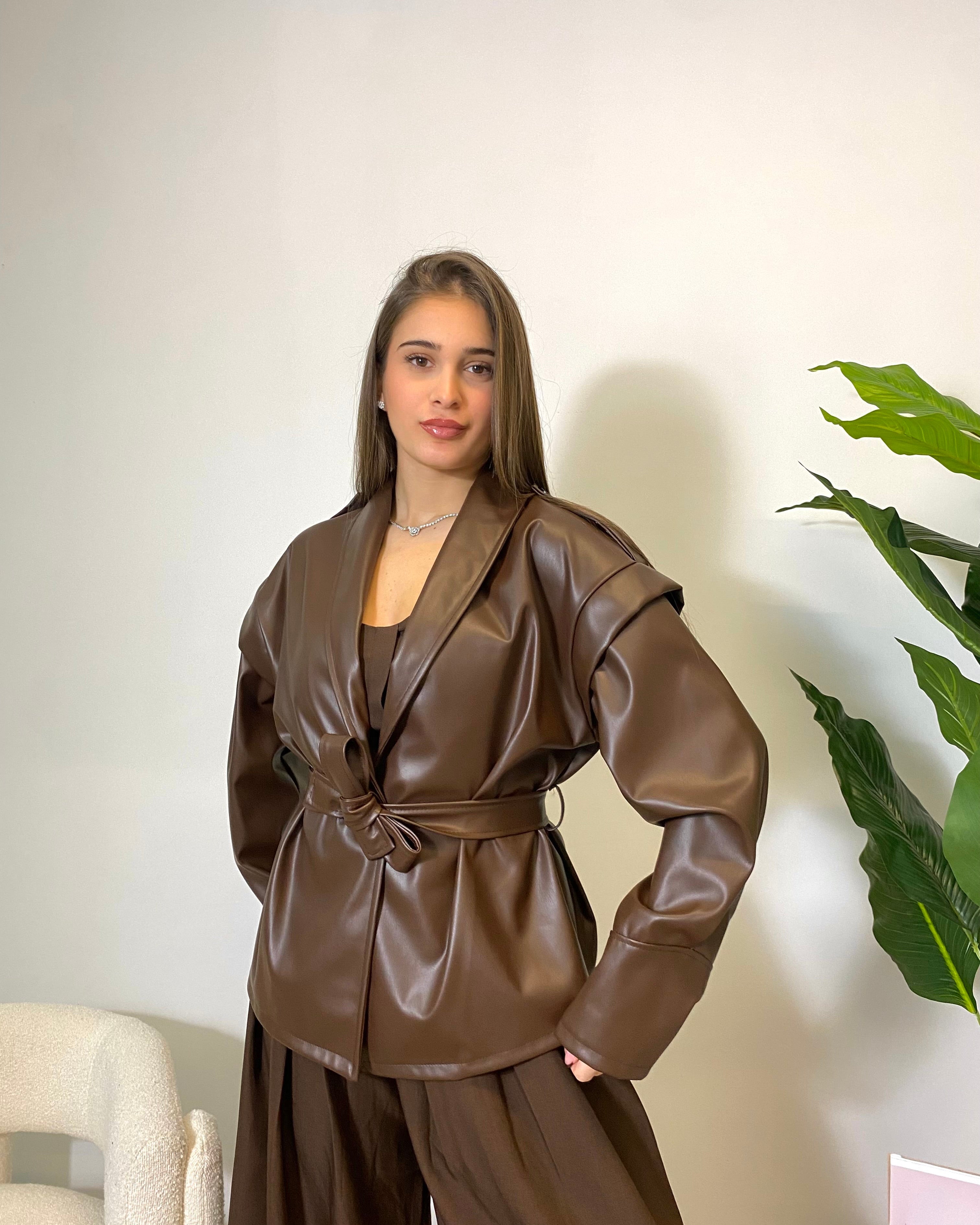 Giacca ecopelle baby