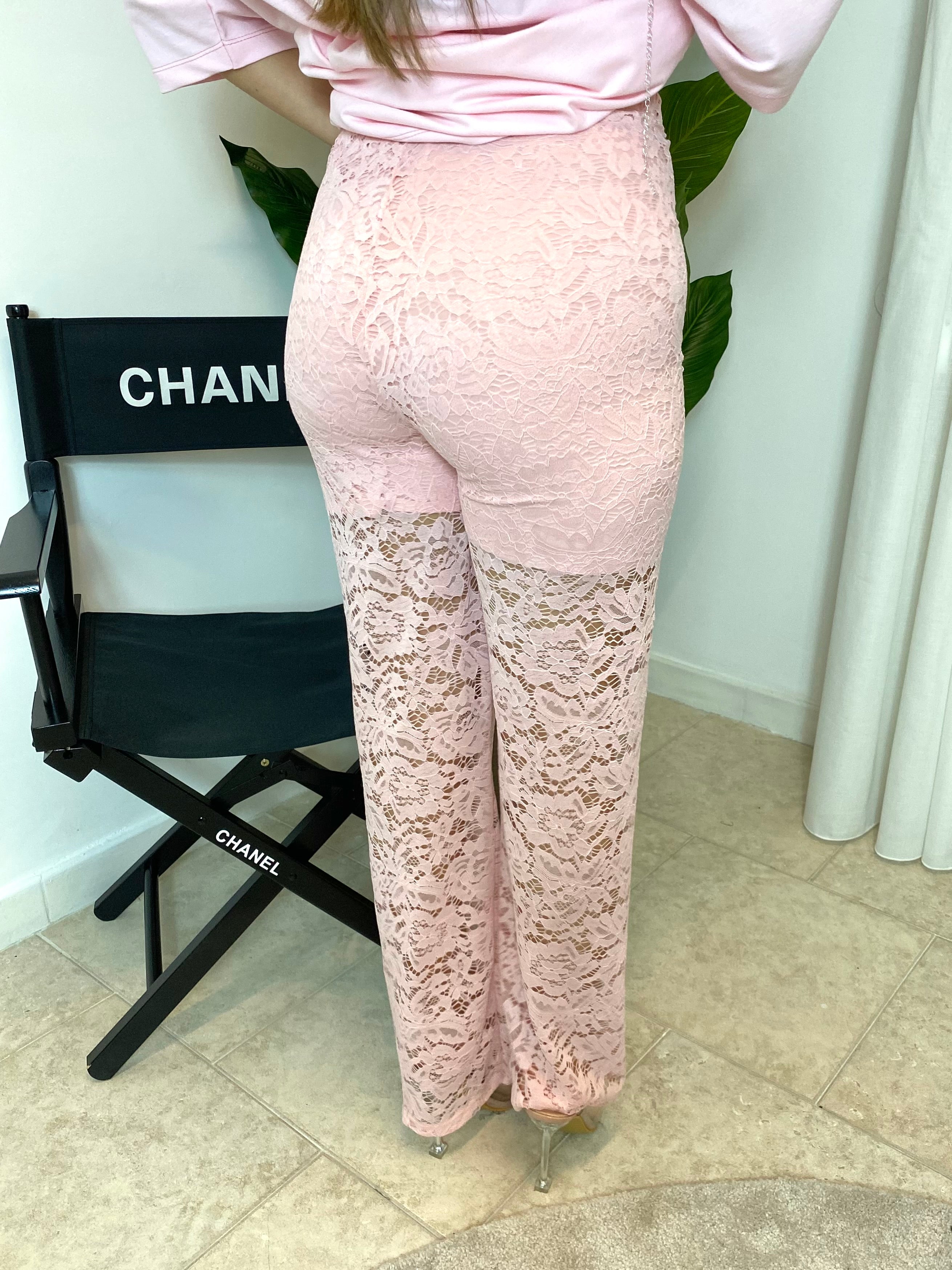Pantaloni in pizzo