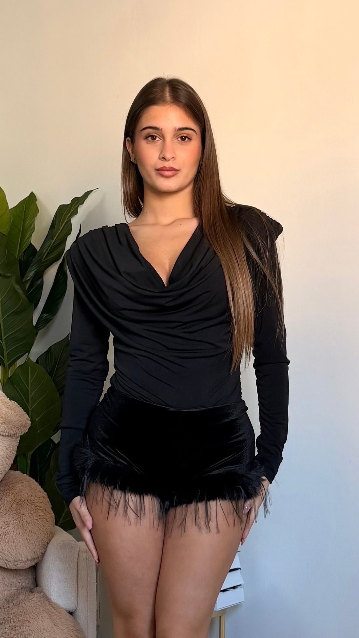 Maglia scollo morbido